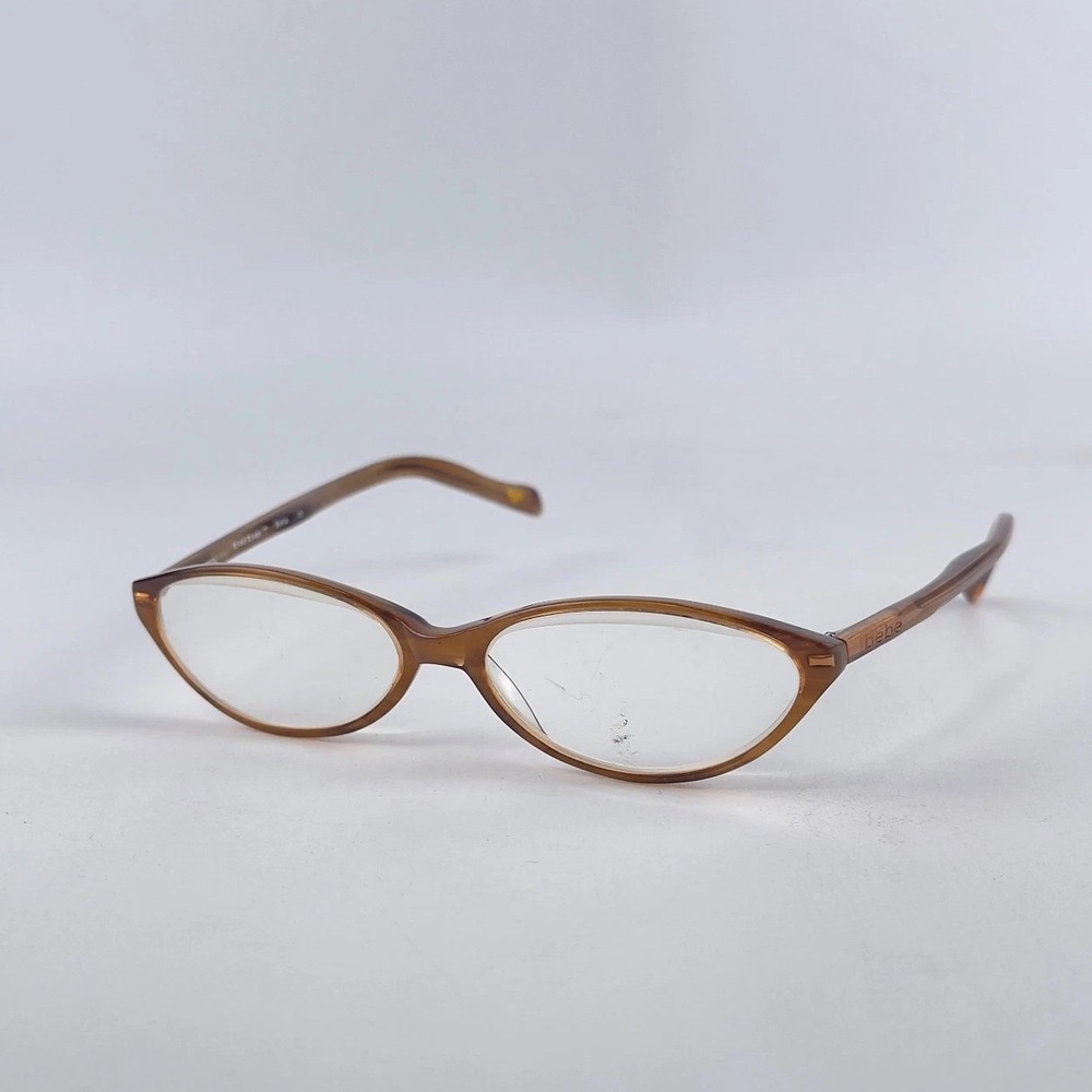 Bebe Bella Blondie Unisex Adults Eyeglasses Frame Brown Full Rim 50-16-140 mm
